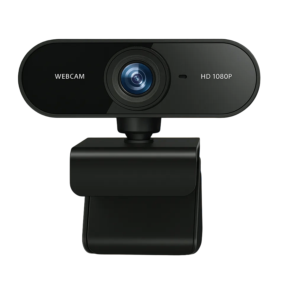 USB-Powered 1080P HD Webcam for Video Calls and Streaming 2 view